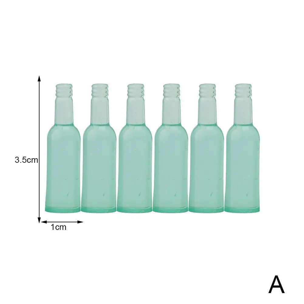 

1/12 Dollhouse Miniature Accessories Mini Wine Bottle Decoration with Simulation Toys Set For Doll Box Model House Drinks V4I0