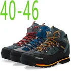 Мужские замшевые кроссовки для активного отдыха, водонепроницаемые Нескользящие кроссовки большого размера, дышащие, для горного туризма, 2021