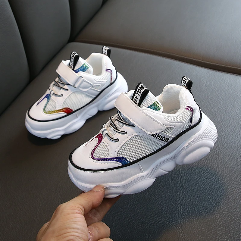 Детская обувь спортивная для мальчиков сезон весна толстая подошва бега