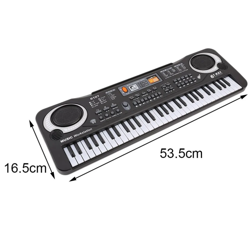 

Multifunction and Delicate 61 Keys Digital Music Electronic Keyboard Board Toy Gift Electric Piano Organ for Kids