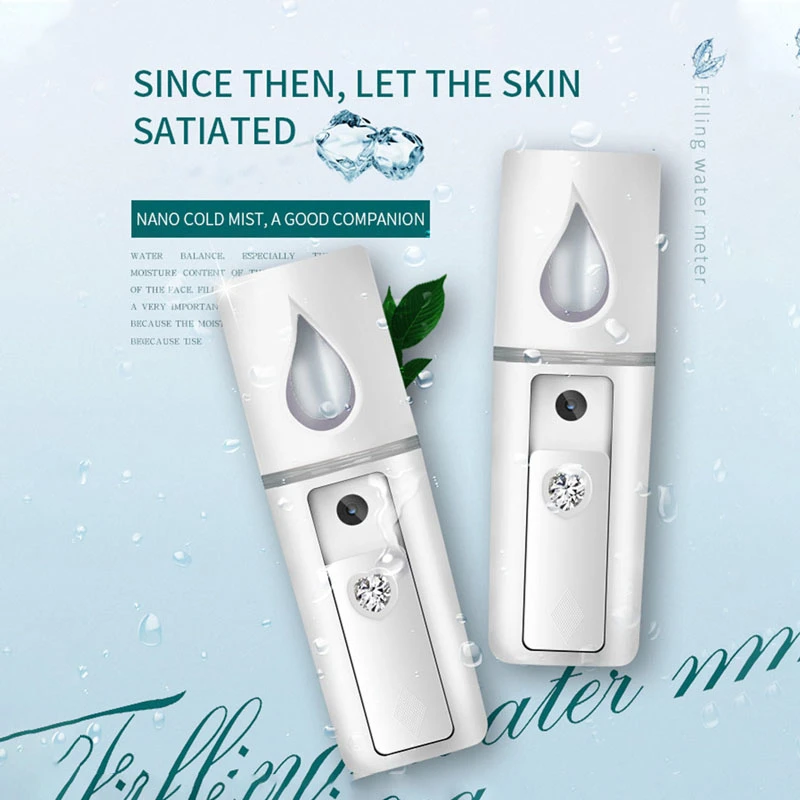 

Portable Nano Moisturizing Spray Facial Humidifier USB Charging Handheld MiNi Beauty Sprayer Cold Spray Steaming Face Instrument