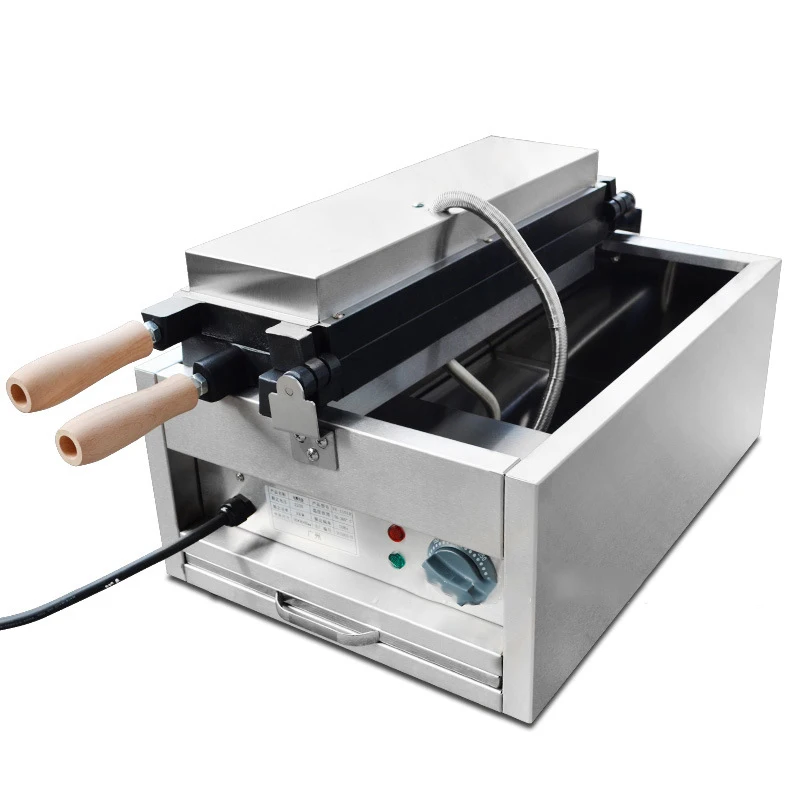 Электрический Рыба с открытым ртом аппарат для изготовления вафельных Рожков