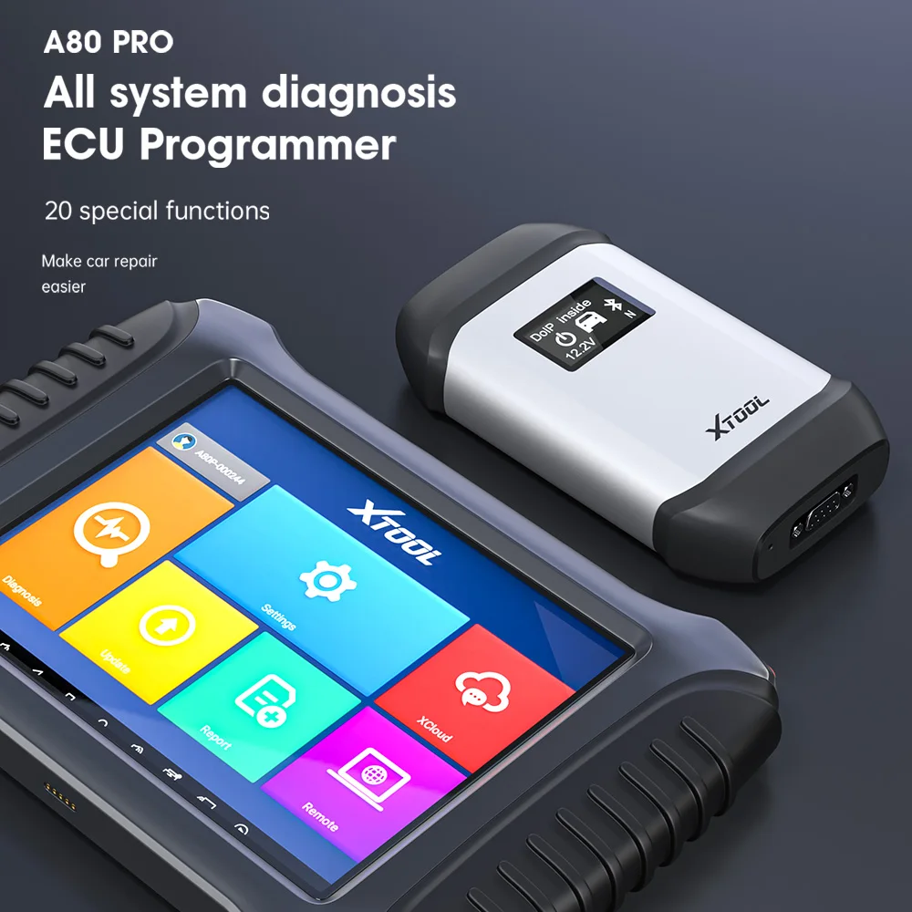 Инструмент Диагностический XTOOL A80Pro 2 + 64 ГБ ECU/key | Автомобили и мотоциклы