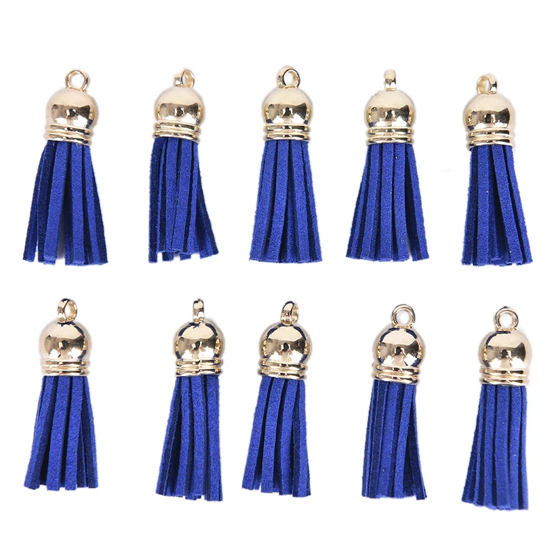 10 шт./лот кожаные сережки-кисточки для украшения ювелирных изделий своими руками