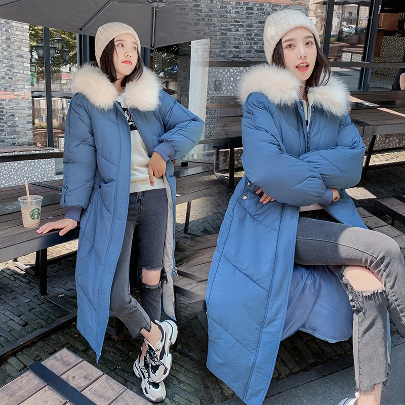 2019 зимний женский пуховик с длинным рукавом ультра светильник Теплый Женский