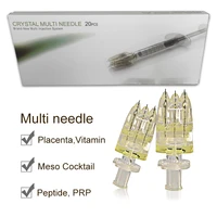 deenora 5 pin crystal multi needle mesotherapy injector hydrolifting gun for hyaluronic acid negative pressure nartridge needle
