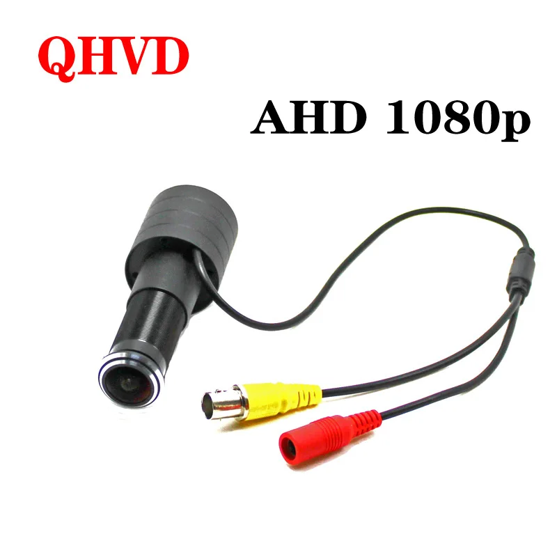 Мини-камера видеонаблюдения AHD1080P, проводная камера наблюдения «кошачий глаз»