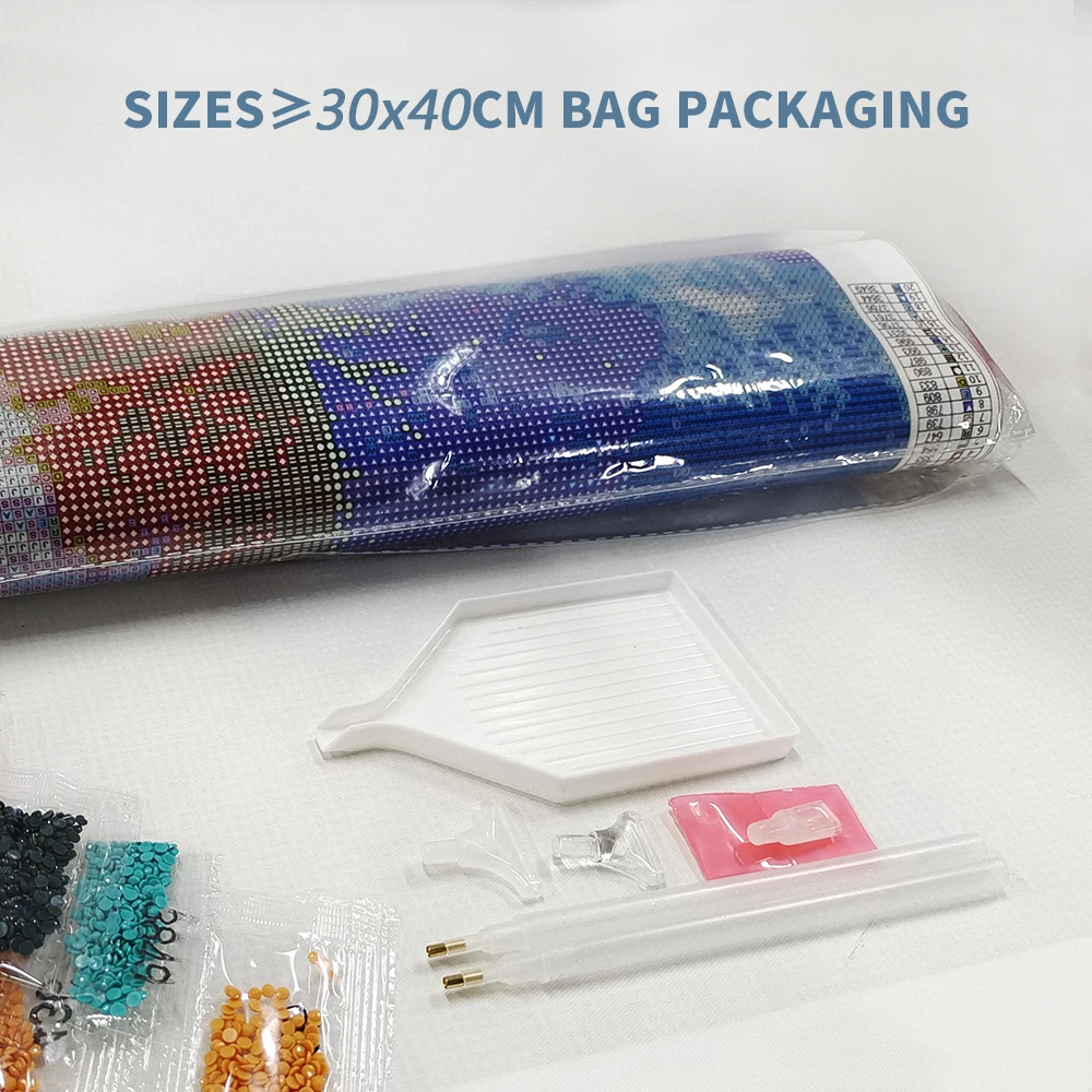 GATYZTORY 5D Diy Diamond Painting Cross Ctitch Kits Diamond Mosaic Embroidery  Animals 5d Painting Square/Round Drill Gif