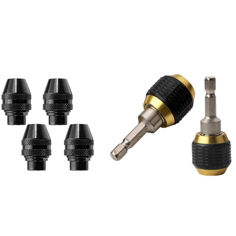 

Акция! 2 шт., быстросменный патрон с шестигранным хвостовиком, 4 шт.