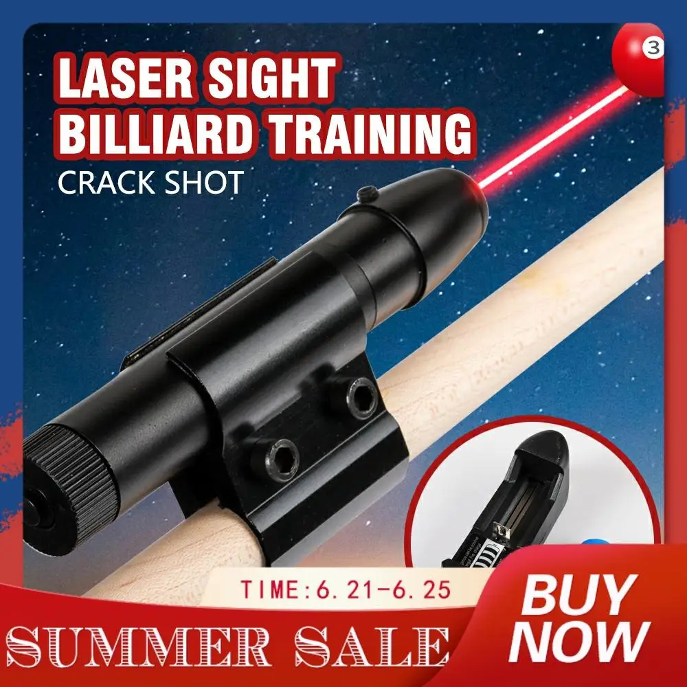 

Billiard cue laser sight billiard training equipment shot action correction billiard practice device black eight practice ball