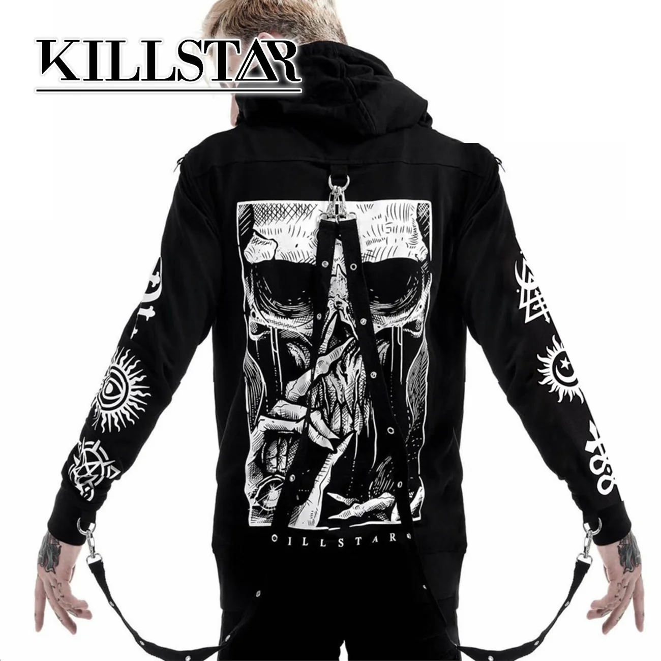 

O Jill o killstar Судный маг художественный принт кружевная Толстовка