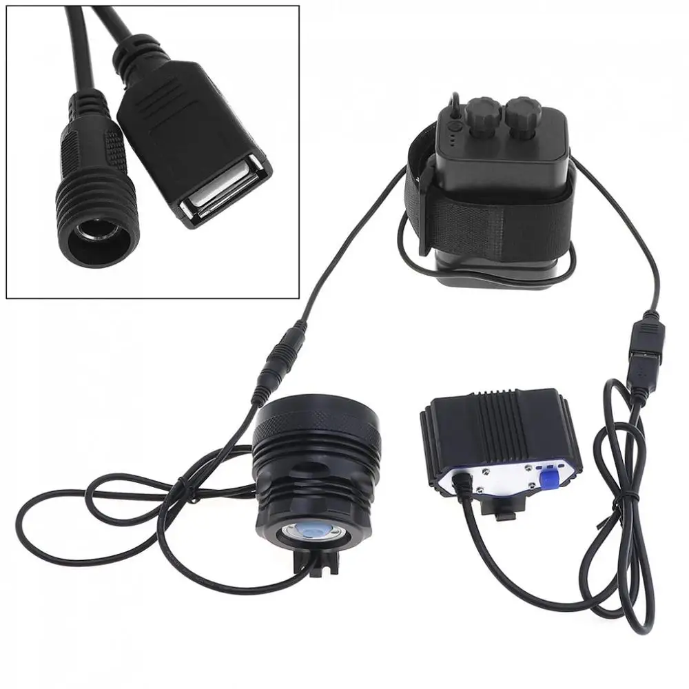 TrustFire EB03 водонепроницаемый IP67 чехол для аккумулятора с USB-интерфейсом поддержка