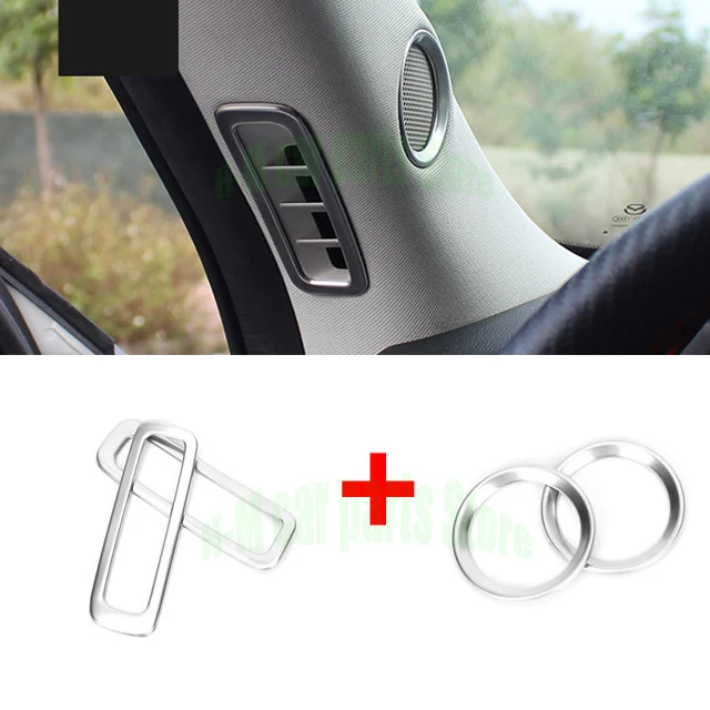 

Для Mazda CX-5 CX5 2020 2019 2018 2017 динамик звук кольцо накладка нержавеющая сталь украшения накладки для салона автомобиля аксессуары