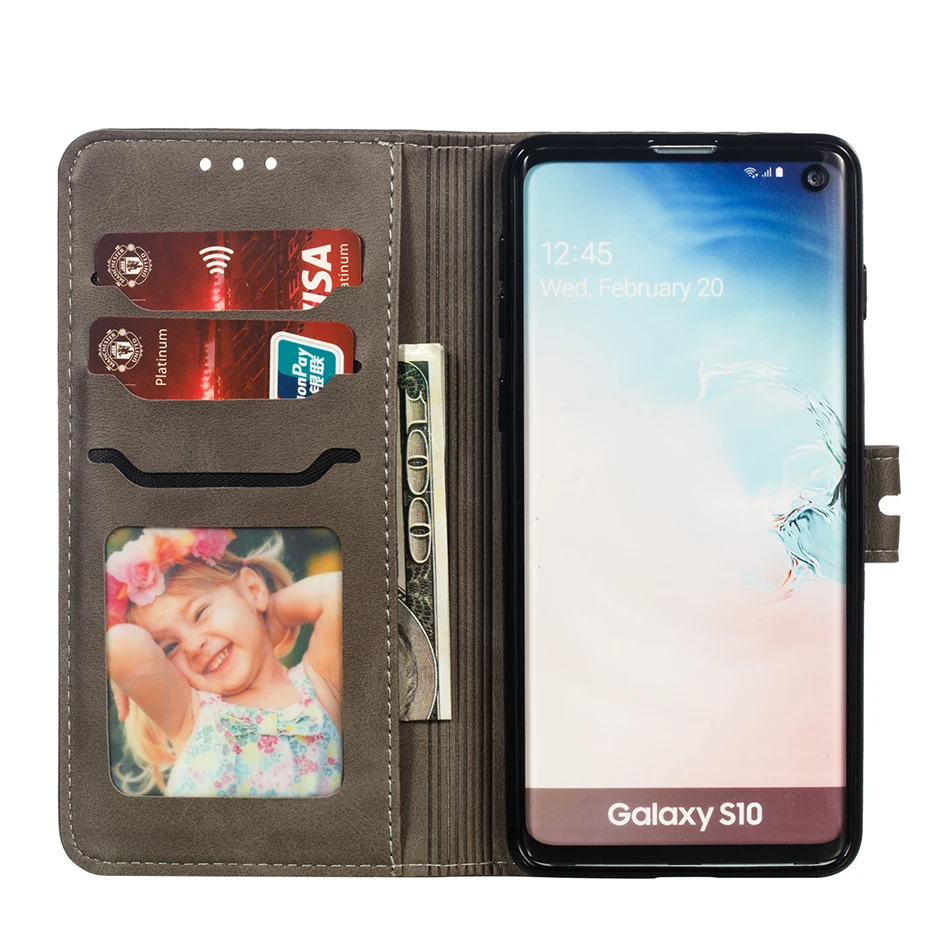 Роскошный чехол-книжка с кошельком для Samsung Galaxy S20 S8 S9 S10 Plus A10 A20 A30 A40 A50 A60 A70 A21S A51 A71 |