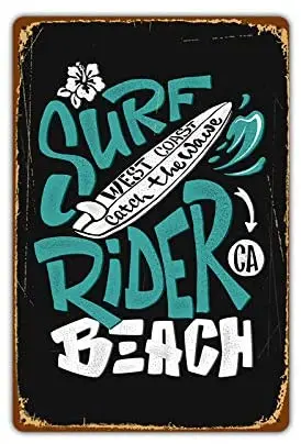 

Summer Surfing Club Party Bar Cafe Home Oil Station Garage Kitchen Farm Countryside Vintage Retro Tin Signs