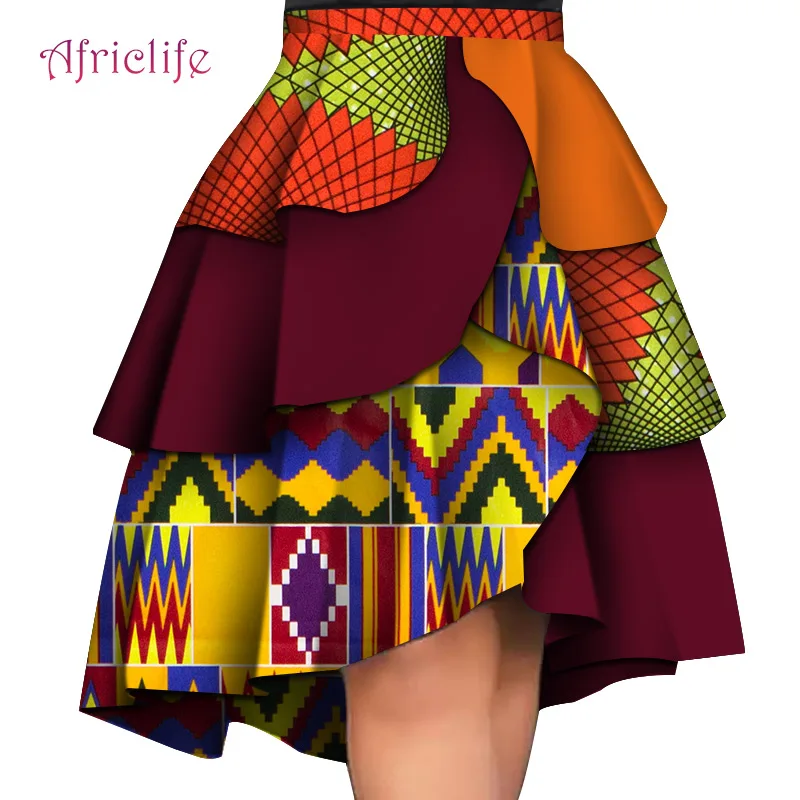 Новый дизайн мини юбка платья с Африканским принтом женское сексуальное