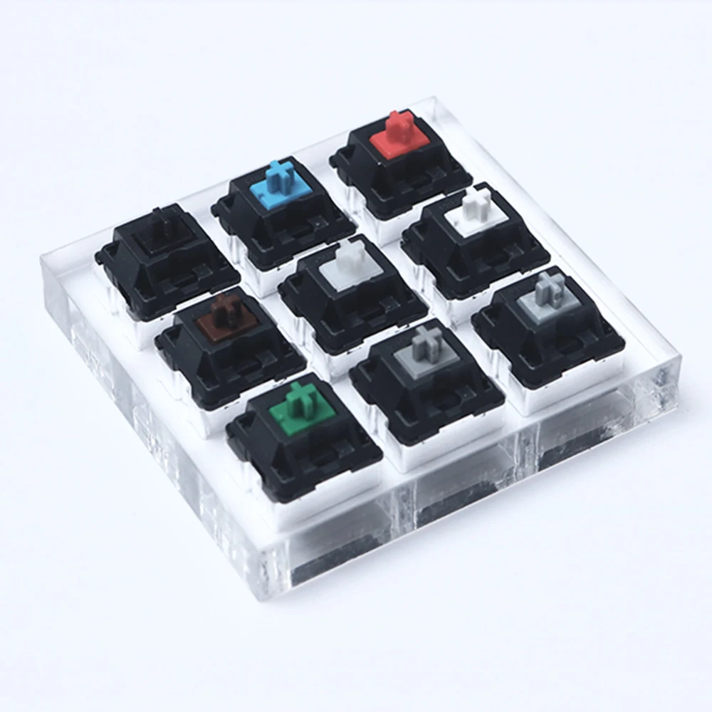 Тестер Cherry Shaft Gateron Kailh Box синий черный красный коричневый зеленый молочный серый