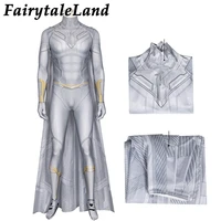 superhero 3d printing jumpsuit vision costume halloween cosplay vision victor shade white suit tv outfit with cape