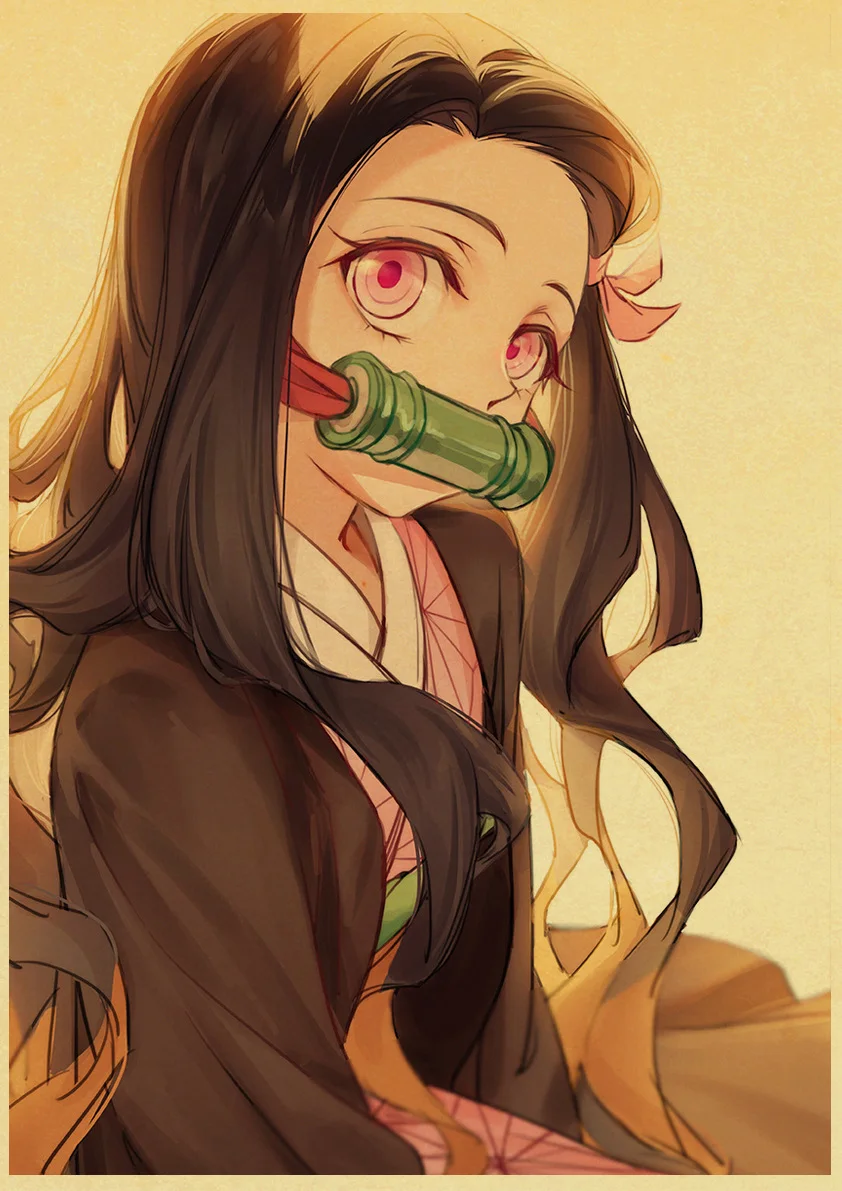 E169 Винтажные постеры демон убийца Kimetsu no Yaiba аниме плакат настенный Арт Ретро плакат живопись украшение для гостиной домашний декор - Цвет: E169