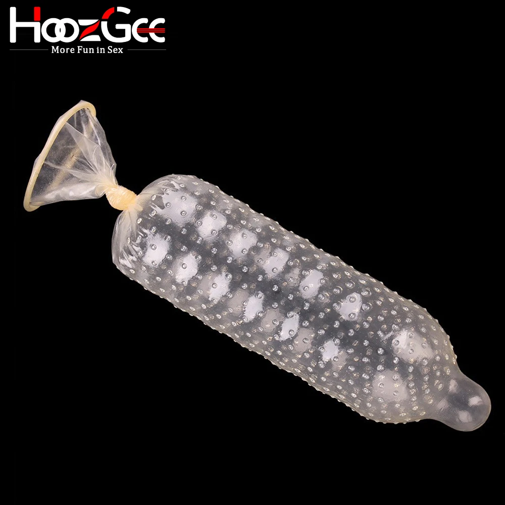 HoozGee большие искусственные презервативы с шипами смазанные для мужчин