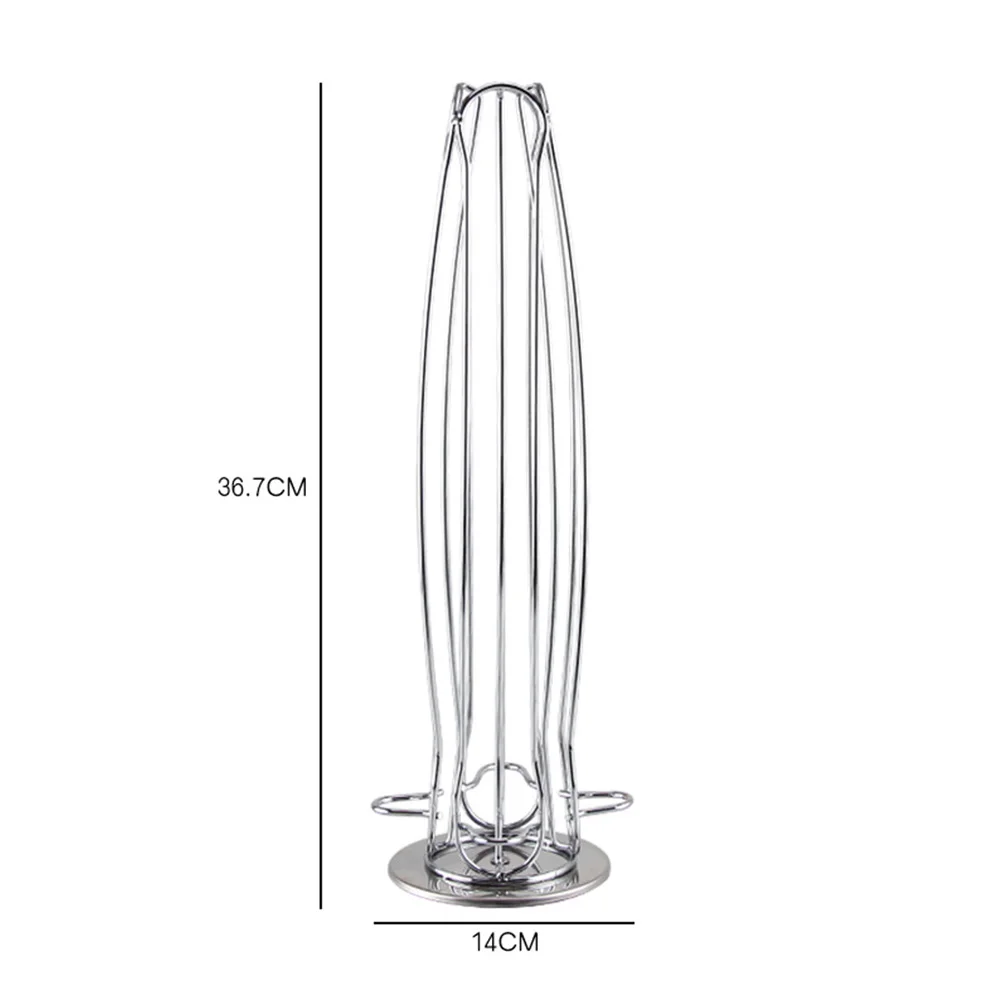 Прочный органайзер железо хром покрытие дисплей стенд кофе посуда Pod держатель 40