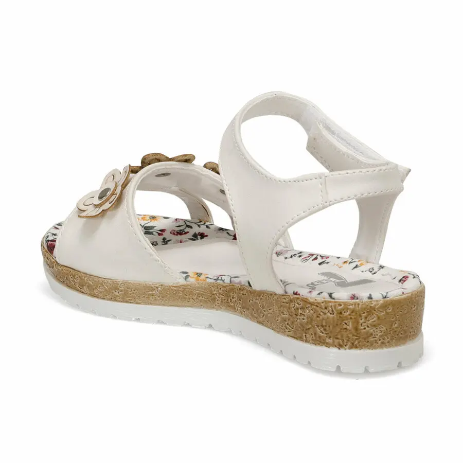 

Kids Sandals Seventeen Ola P White Girls Basic Casual Shoes