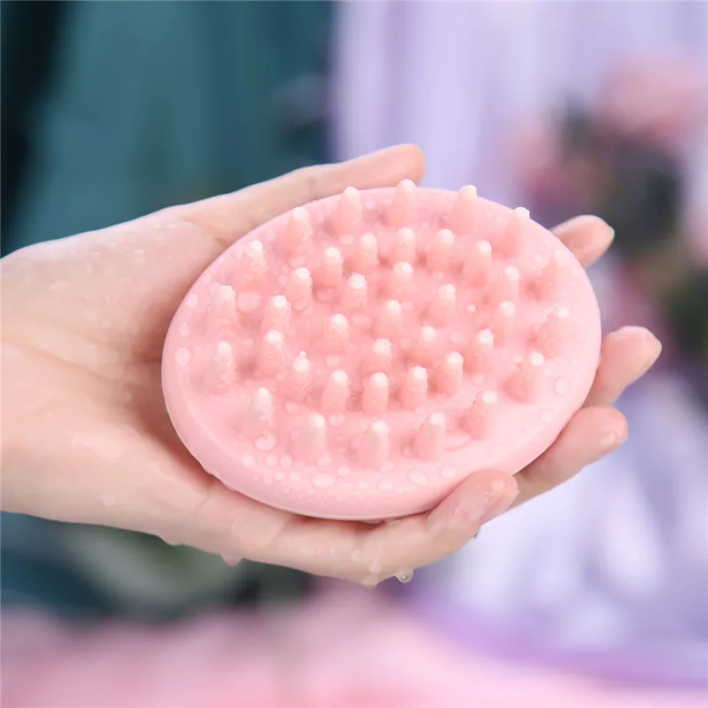 

2Pcs Electric Waterproof Head Massager Brush Rabbit Bathroom Massage Comb Bath Brush Scalp Massager Head Hair Growth Care SPA