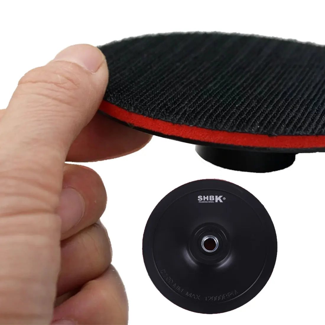 

1pc Backing Pad Self-adhesive Abrasive Polishing Pad 80/100mm Sandpaper Sucker Polishing Disc For Electric Grinder Polisher Tool