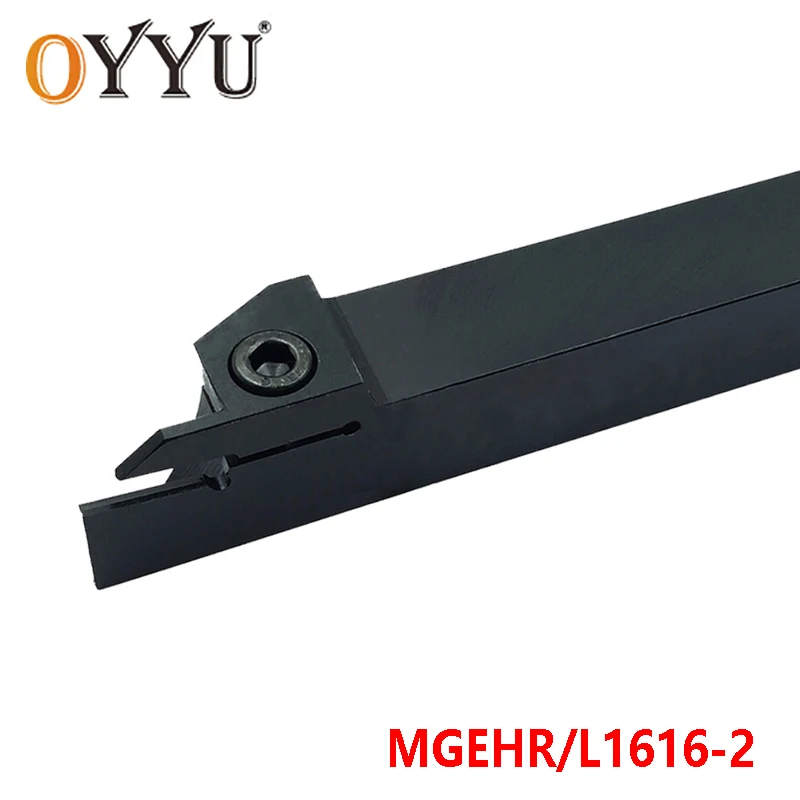 

OYYU External Lathe Tool Holder MGEHR1616-2 MGEHL1616-2 Slotting Turning Arbor MGEHR CNC Cutter Shank use MGMN Carbide Inserts