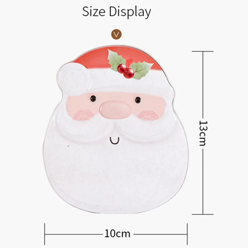 Рождественская Подарочная коробка жестяная Свадебная конфеты печенье чехол для