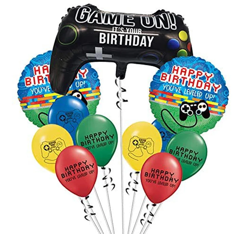 Игровой контроллер 11 шт./компл. майларовый фольгированный шар вы выровнены игра