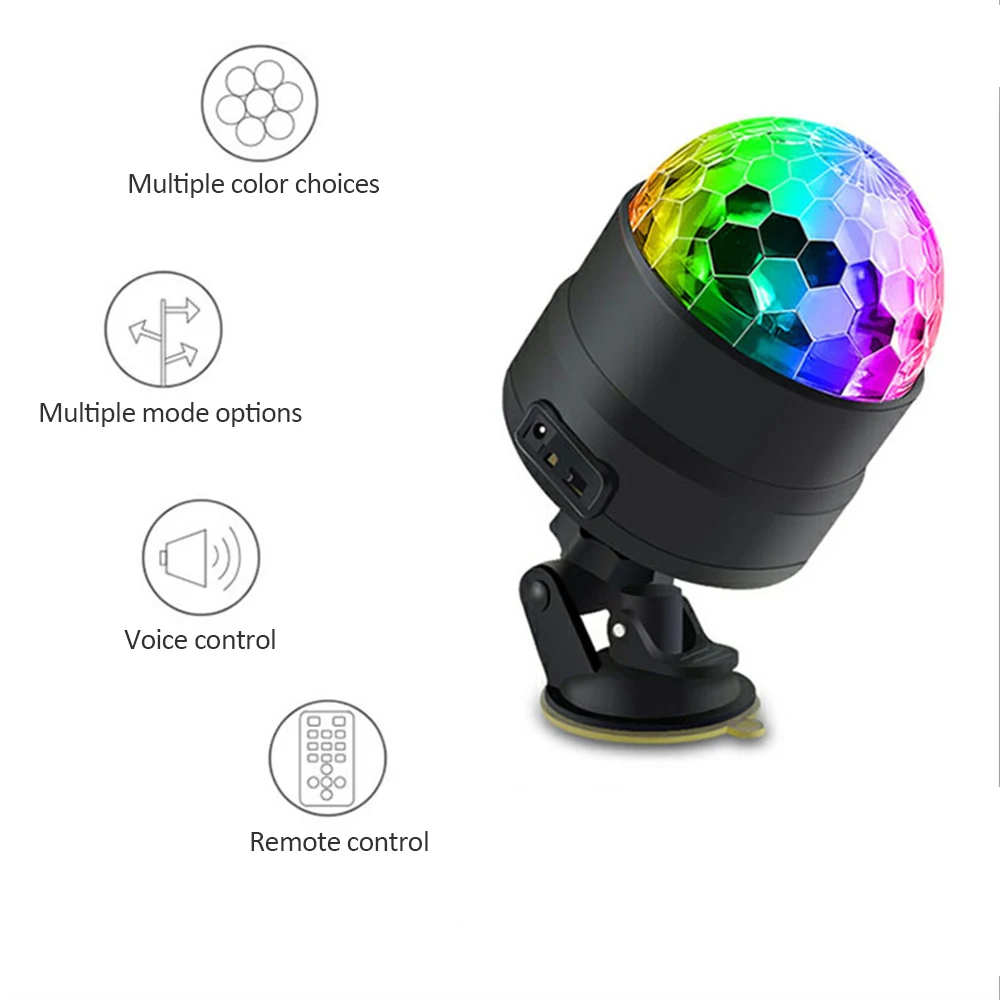 Световой проектор украшение автомобиля свет USB светодиодный звездное небо DJ RGB лазерный Автоматическое вращение Авто Голосовое управление проектор автомобильный Стайлинг