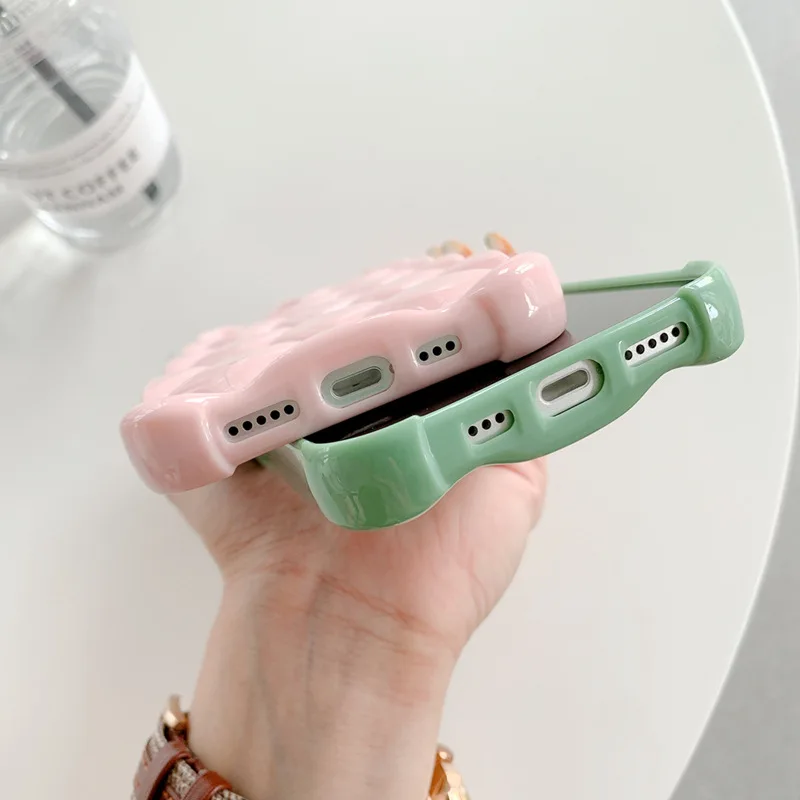 

Candy Color Diamond Bumper Phone Case For iPhone 12 11 Pro Max X XR XS Max 7 8 Plus Soft Back Cover
