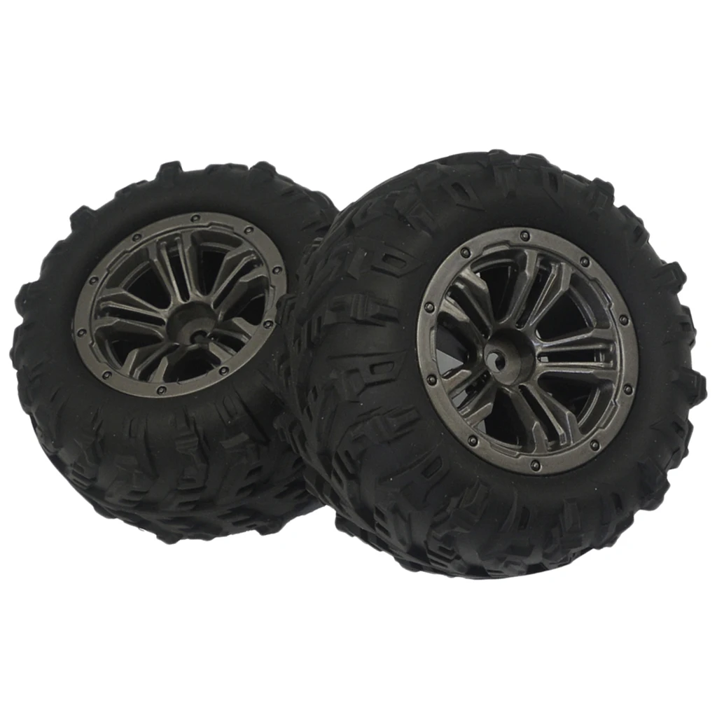1Pair RC Car Wheel Tyres Parts Upgrade Parts for Xinlehong Q901 Q902 Q903