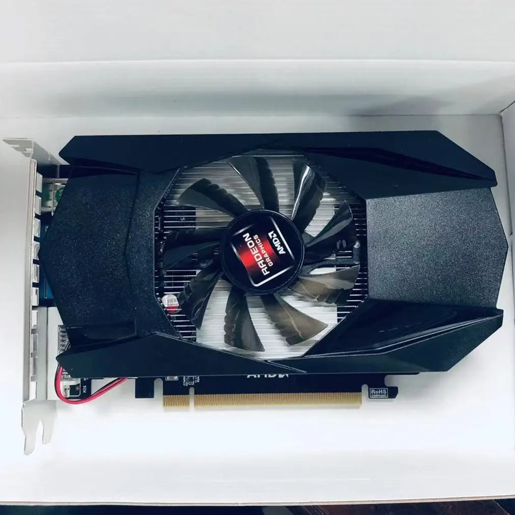 

Independent Graphics Card For A-M-D ATI Radeon HD7670 4GB DDR5 128Bit PCI-E Video Desktop PC Gaming Accessories With Cooler Fan