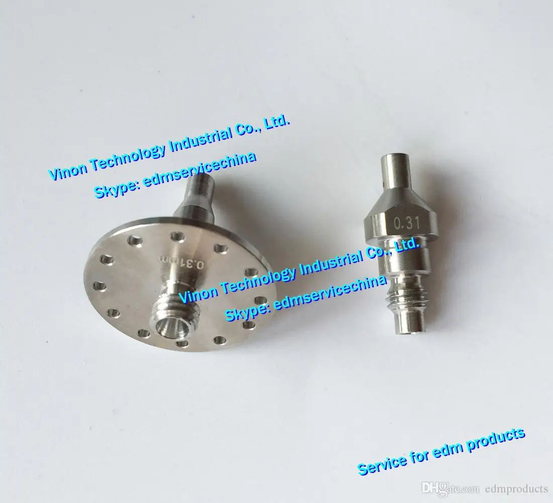 (2 шт.) Направляющая для алмазных штампов EDM Ø0 31 мм M132+M133 верхняя и нижняя