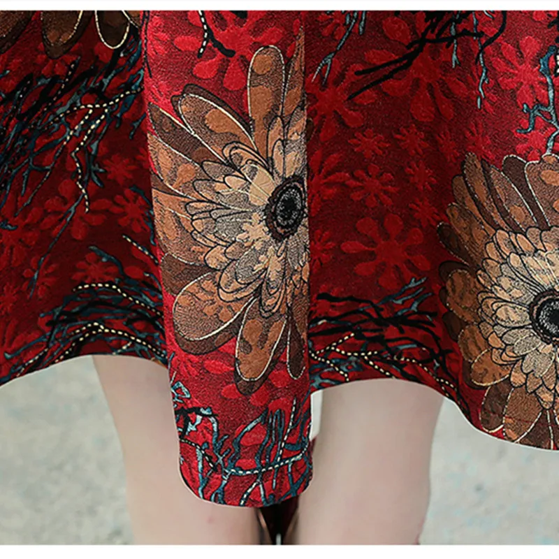 Железное Золотое Платье с принтом осень-зима 2019 Новое Женское облегающее