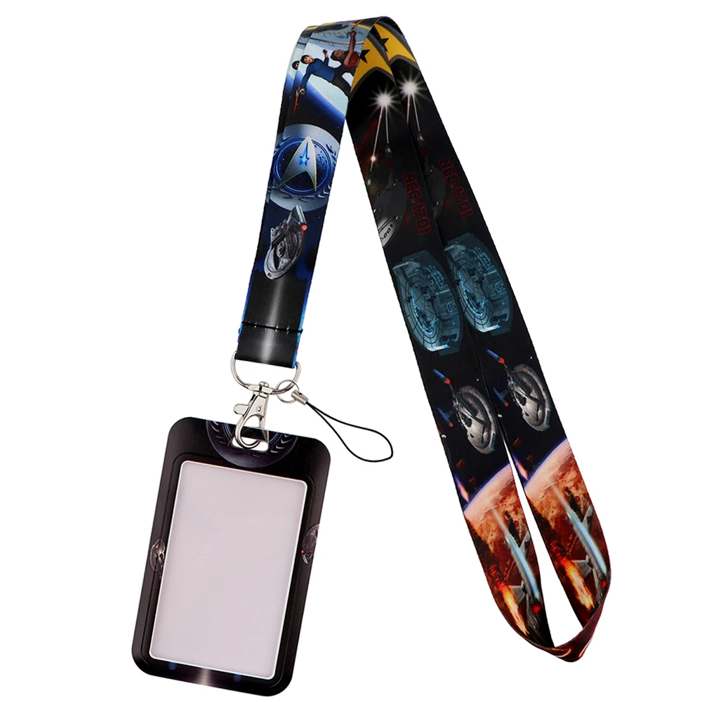 

DZ2131 Sci-fi movies Lanyard Keychain Fashion Print Ribbon Hand Rope Car Key Chain Shcool Bag Charm ID Badge Holder Accessories