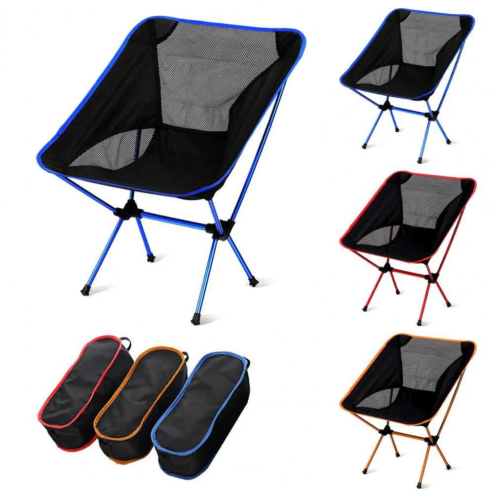 저렴한 초경량 여행 초경량 고하중 접이식 의자 야외 캠핑 의자 휴대용 해변 하이킹 피크닉 좌석 낚시 도구 의자