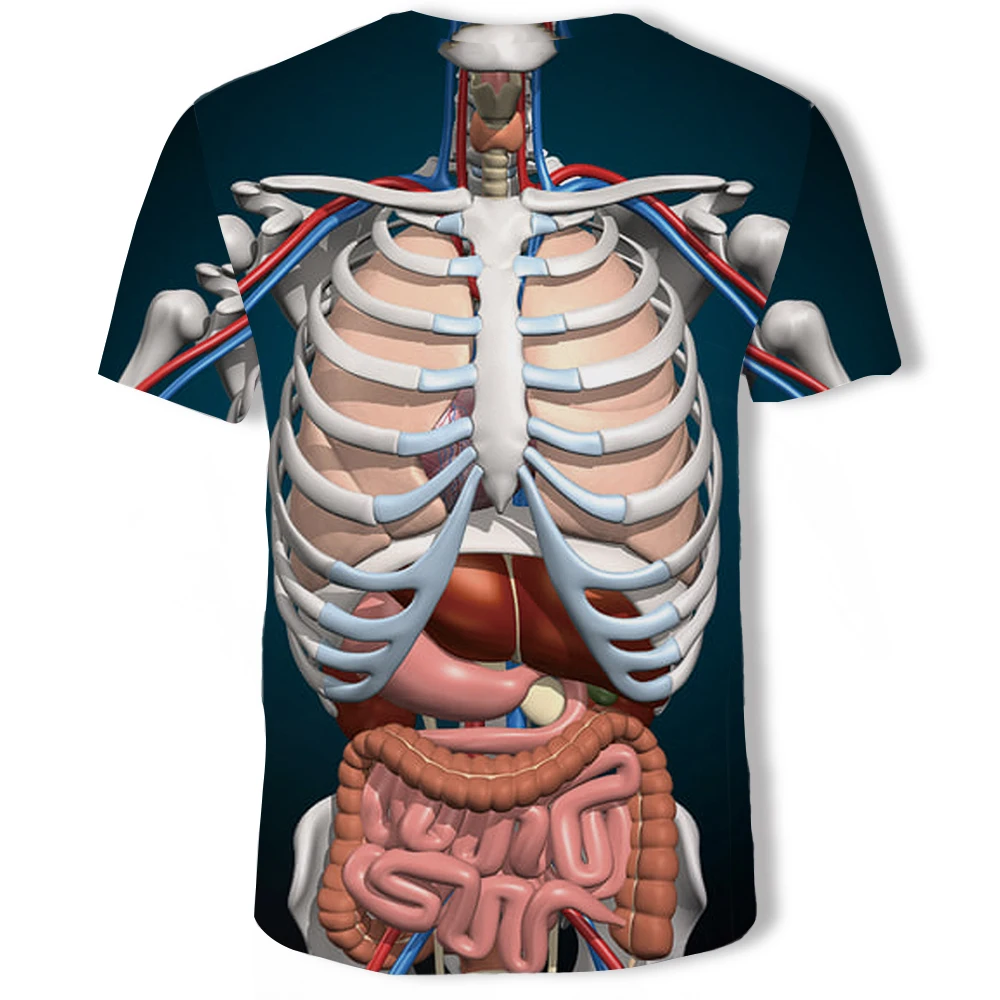 

Men's 3D T-Shirt Bodybuilding Simulated Muscle Tattoo T-Shirt Casual nude skin chest muscle Tee Shirt Funny Short-Sleeve Clothes