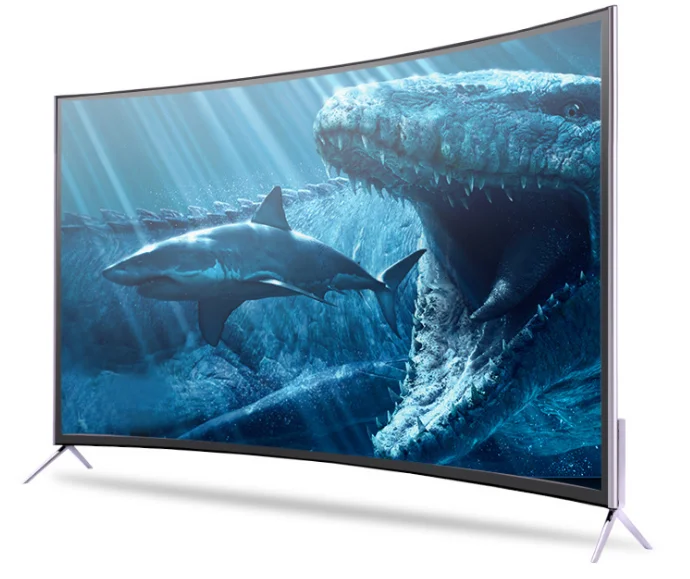 70 дюймовый изогнутый ЖК монитор и youtube playstore wifi ip TV Android 7 1 RAM 5G ROM 8G DVB t2 умный