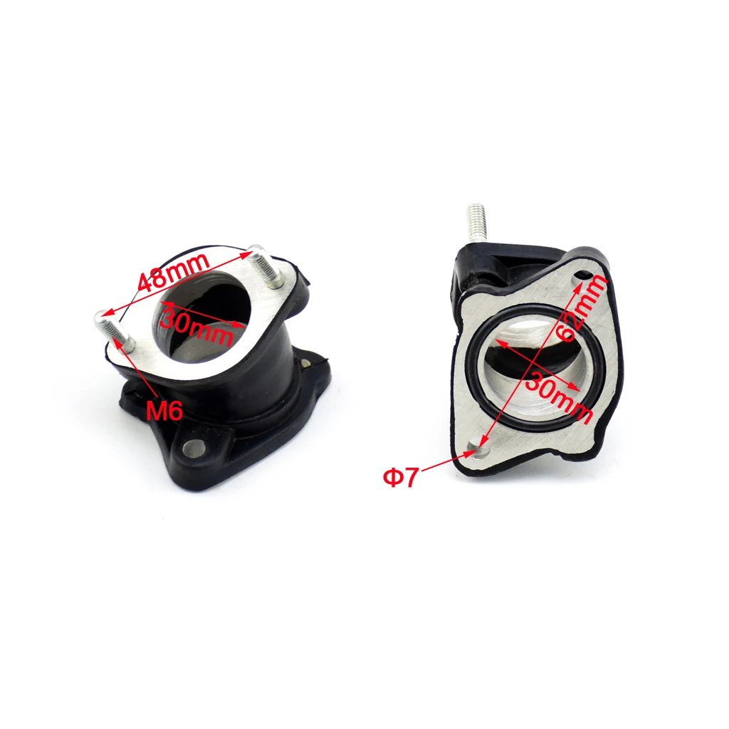 PZ30 30 мм Carb Carbretor резиновый переходник впускной коллектор Pip для 200cc CG250 250cc Dirt Bike Go