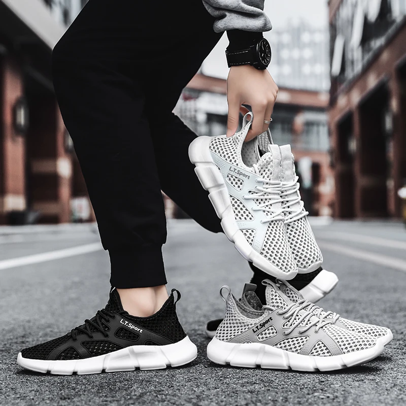 

Men Casual Shoes Summer Outdoor Breathable Shoes Lightweight Mesh Fashion Shoes Men Sneakers Tenis Masculino Zapatillas Hombre