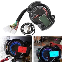 lcd digital odometer 7 colors max 299kmh motorcycle speedometer moto dashboard motorcycle meter motorbike accessories