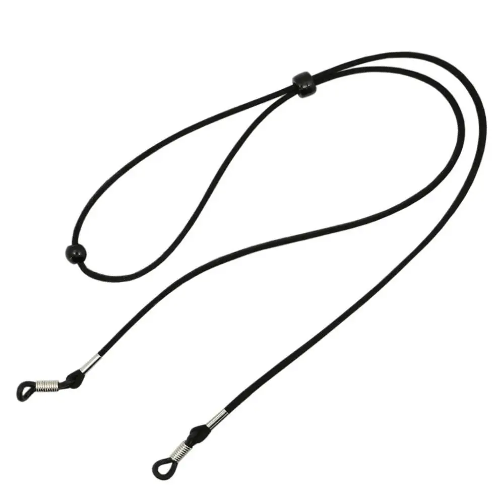 Цепочка для очков женская с бусинами модный дизайнерский ремешок фиксатором 1