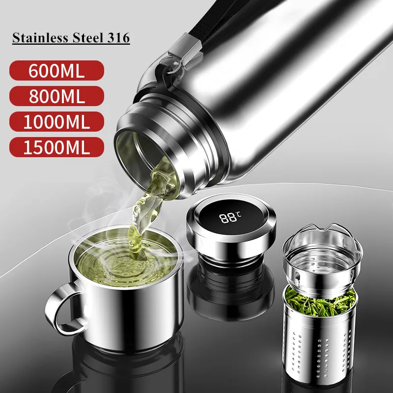 Купить Лидер продаж! Термос, бутылка для воды, изолированный термос из нержавеющей стали, бутылка с дисплеем температуры, кружки для кофе, чехол для... Продажа Лидер продаж! Термос, бутылка для воды, изолированный термос из нержавеющей стали, бутылка с дисплеем температуры, кружки для кофе, чехол для...