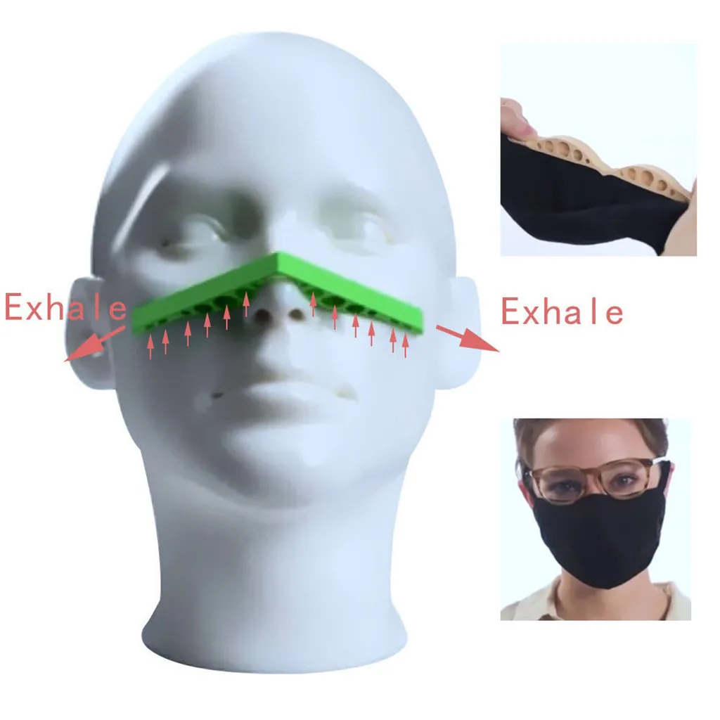 10PC Face Mask Silicone Nose Bridge Outdoor Glasses Anti Fog Holder Increase Space Breathe Comfort masque mascarilla | Аксессуары для