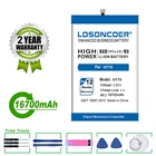 Аккумулятор LOSONCOER 16700 мАч для телефона