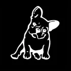 ПЭТ стикер на машину с собакой наклейка с бульдогом с автомобилем из мультфильма стикеры Форма