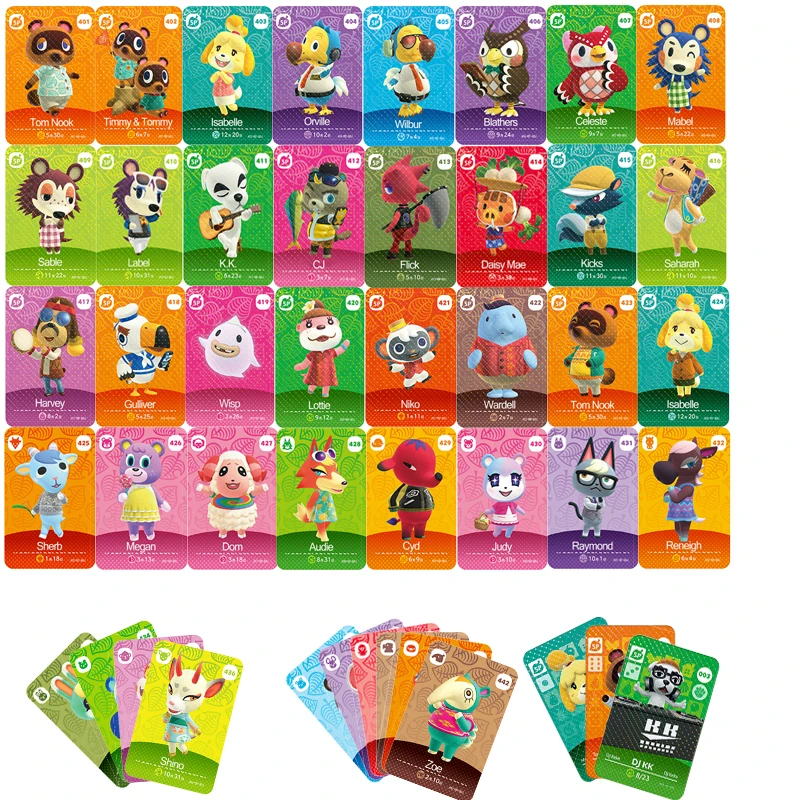 Series 1 NO.54 To 81 Compatible Switch NS WIIU Animals Crossing Amiibo Game Cards Tag NFC Set Carte First Edition Card | Игрушки и хобби